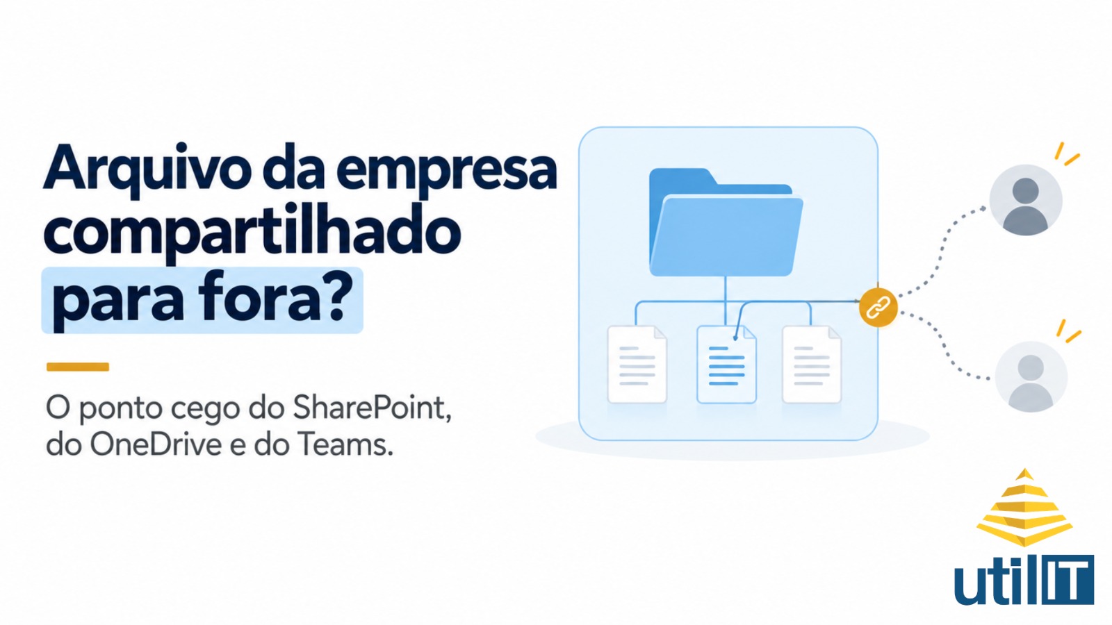 Arquivo da empresa compartilhado para fora: o ponto cego do SharePoint, do OneDrive e do Teams
